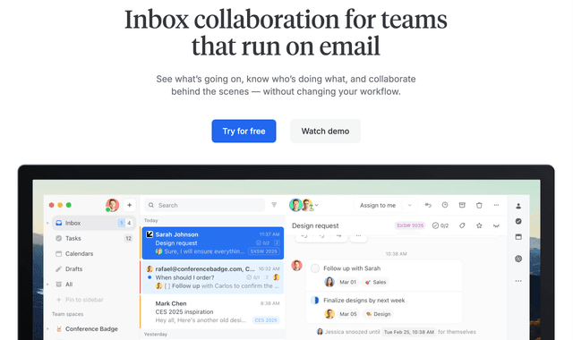 Missive: Email, Chat and Tasks for Productive Teams