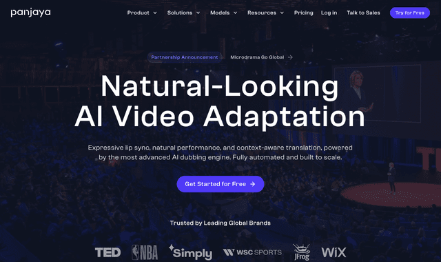 Panjaya is an AI video dubbing and localization platform