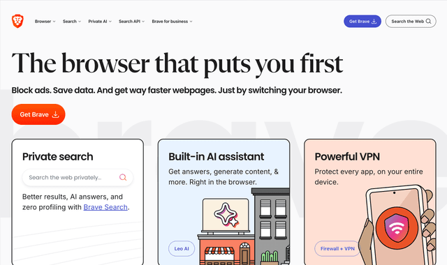 Brave: The browser that puts you first