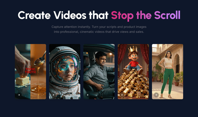 Frameloop AI: Create Videos that Stop the Scroll.
