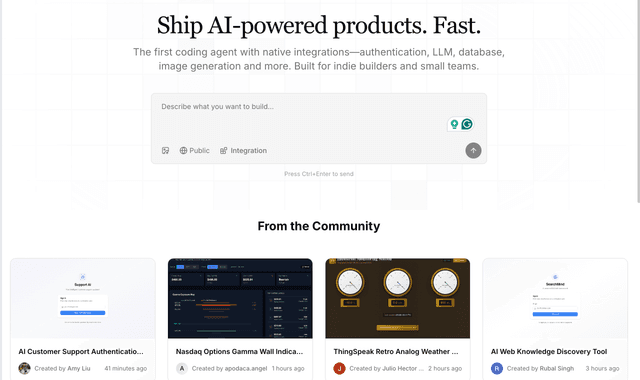 Devv AI :Ship AI-powered products. Fast.