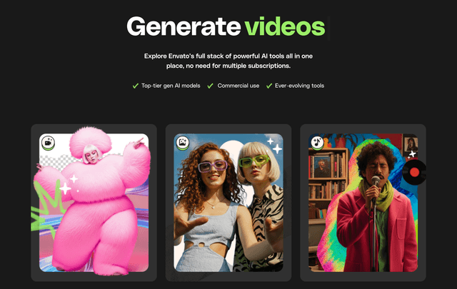 Envato: Generate Video 