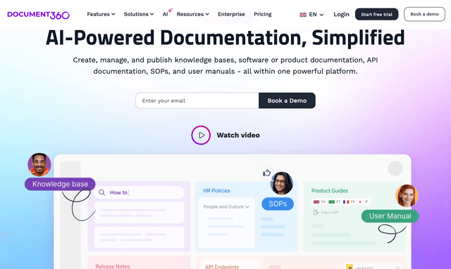 Document360 Knowledge Base Site