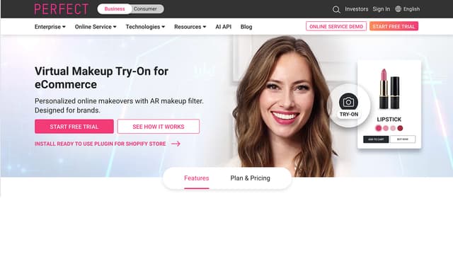 Virtual Makeup Try-On for eCommerce