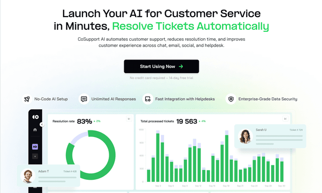 Co Support AI: All-in-One AI Platform for Automating Customer Service