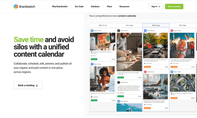 Brandwatch: Save time and avoid silos with a unified content calendar