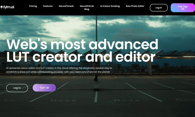 Fylm :AI-powered, browser-based colour grading platform