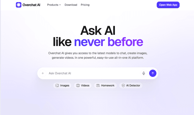 Overchat AI : The All-AI-in-One chat! 