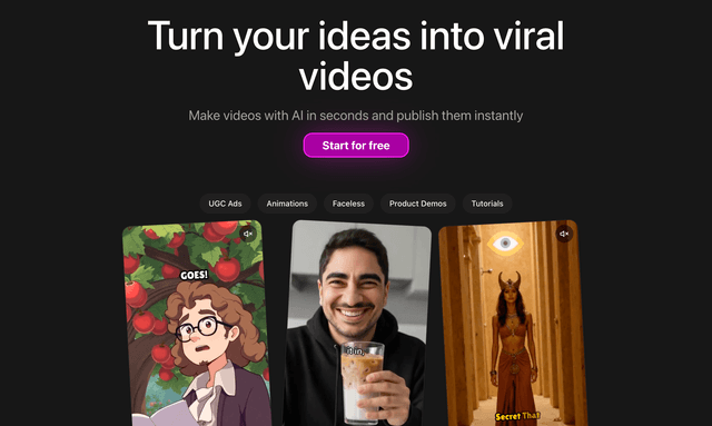 Cliptalk: Turn your ideas into viral videos