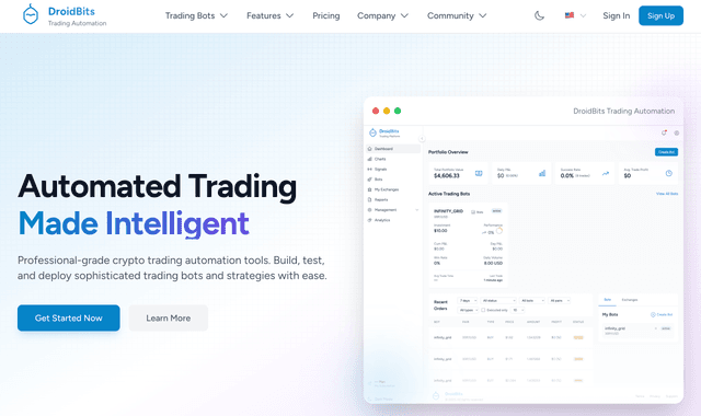 Droid Bits :Automated Trading Made Intelligent
