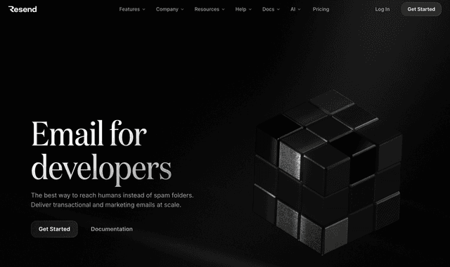 Resend Email for developers.