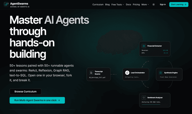 Agent Swarms :Master AI Agents through hands-on building