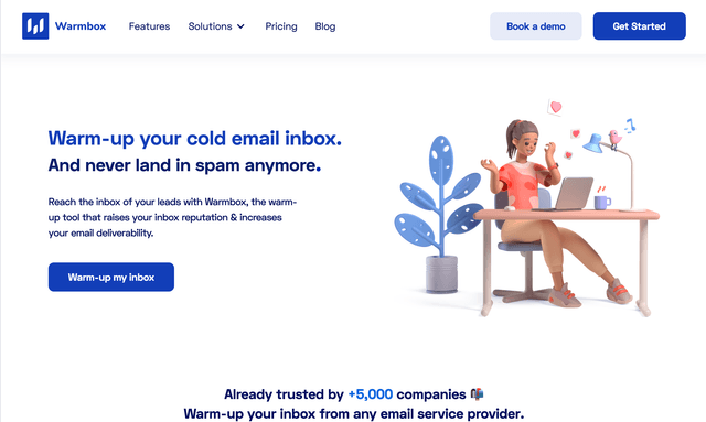 Warmbox AI is an automated email warm-up tool