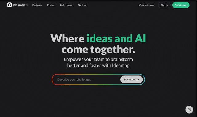Ideamap :Boost your creativity with AI-powered brainstorming.