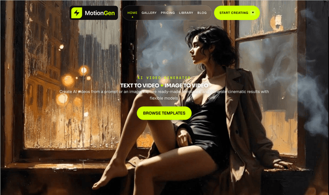 MotionGen is an AI video generator