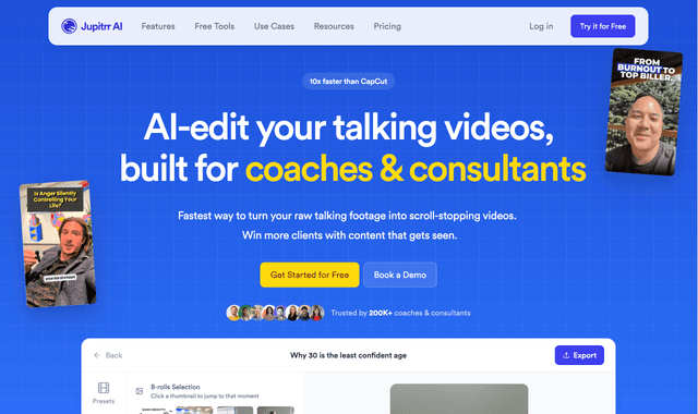 Jupitrr AI :Your all-in-one video workflow tool