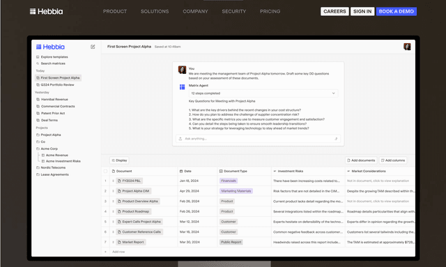 Hebbia: The AI platform for finance