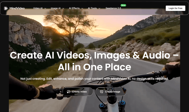 Mind Video.ai :Create AI Videos, Images & Audio – All in One Place