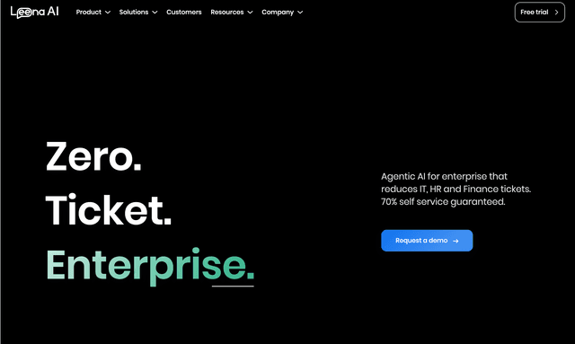 Leena Agentic AI for enterprise