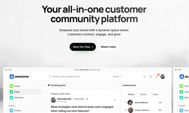 Bettermode Your all-in-one customer community platform