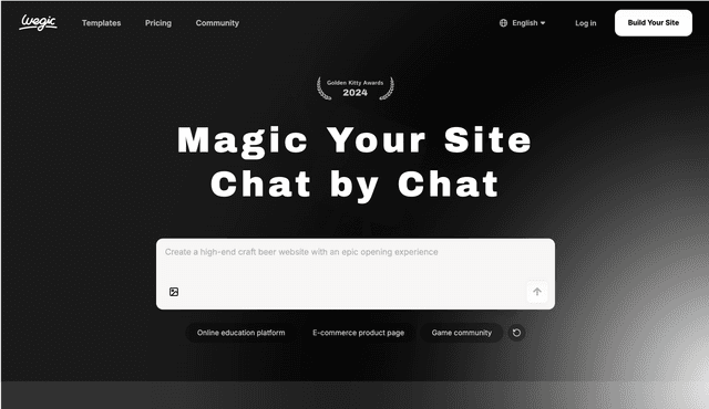 Wegic is your AI website team.