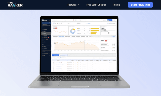 TrueRanker is the most accurate and reliable SEO Google Rank Tracker for keyword rankings.