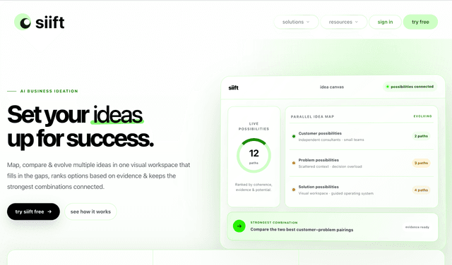 siift: An executive filter for serious builders to focus on what matters