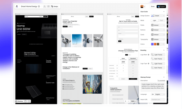 Modulify AI: With just a prompt, ready to publish Webflow sites