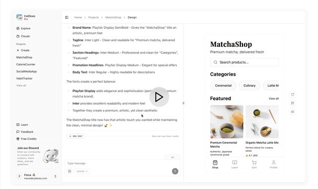 Cat Does : The fastest way to build production-ready mobile apps