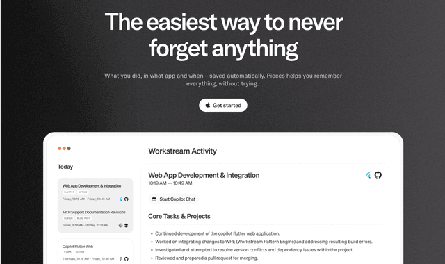 Pieces: On-device AI development assistant for your entire workflow