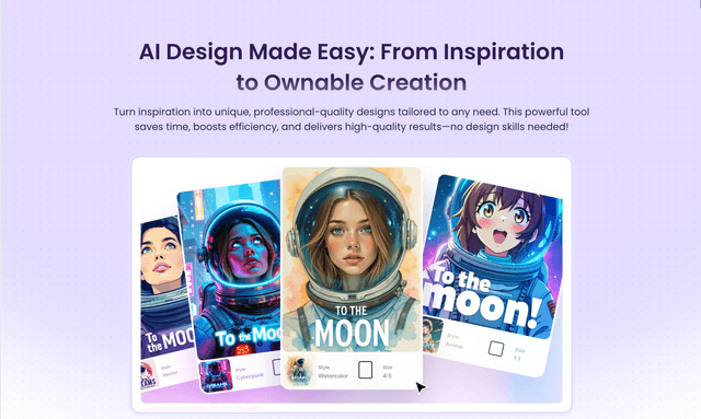 AI design made easy: from inspiration to ownable creation