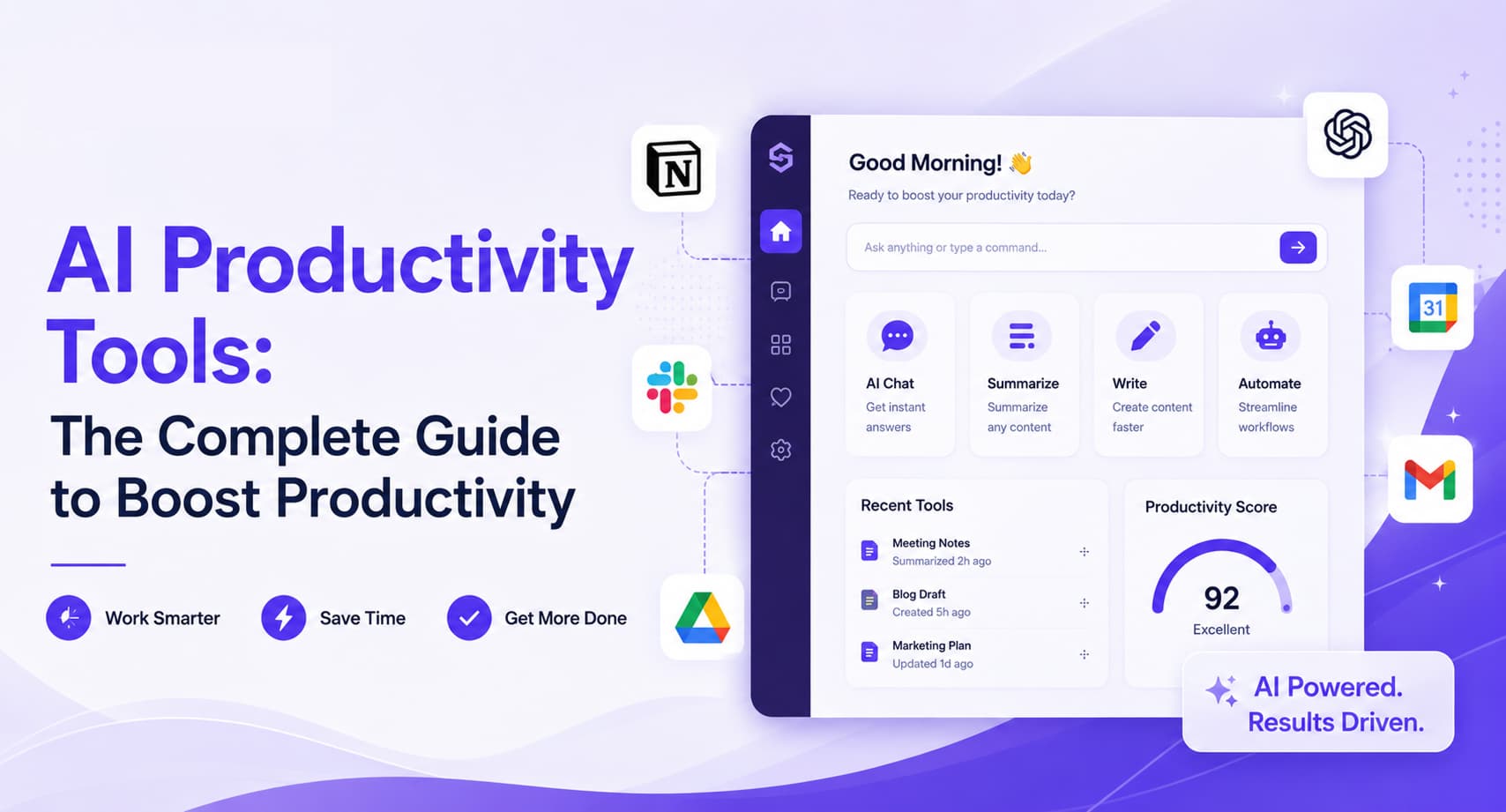 AI Productivity Tools  the Complete Guide to Boost Productivity