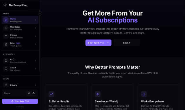 The Prompt :Transform any AI query into an expert-level prompt