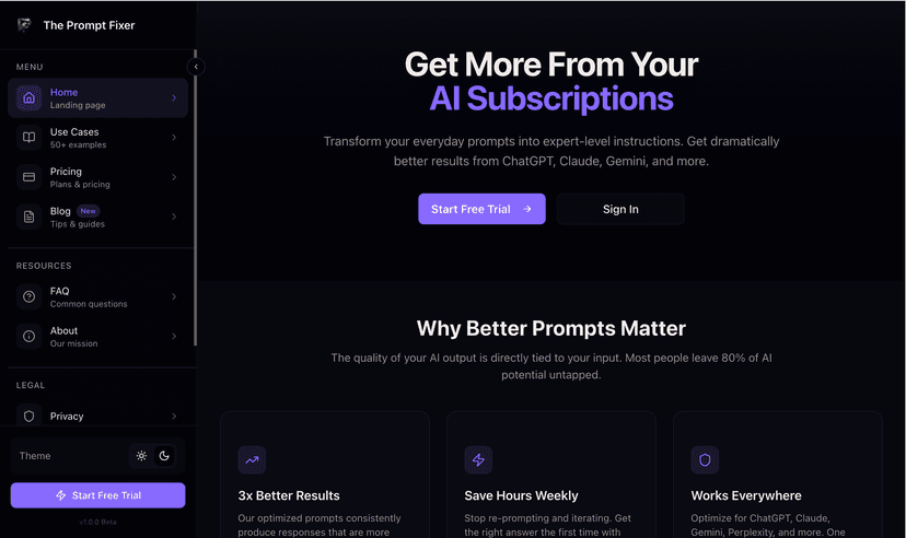 The Prompt Fixer