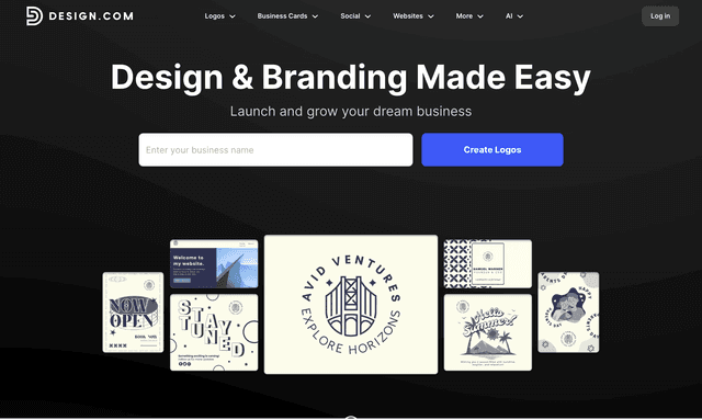 Design.com is an AI-powered branding platform