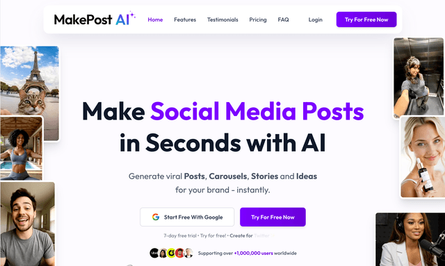 Make Post AI: Make Social Media Posts in Seconds with AI