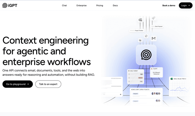 iGPT : The intelligence layer for work