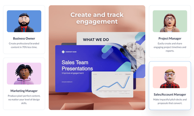 Visme :Create high-converting, engaging, branded content 