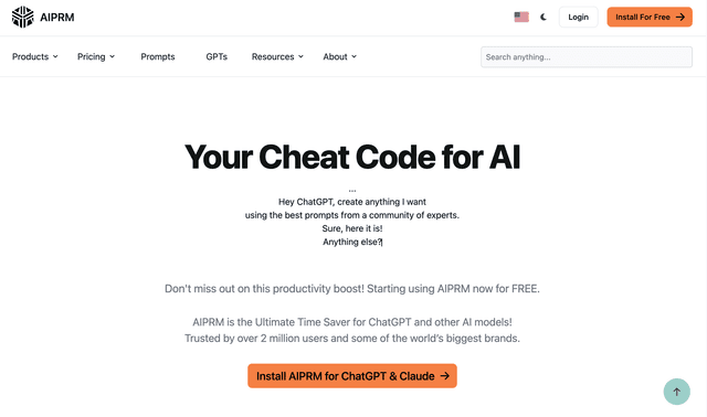 Aiprm :Your Cheat Code for ChatGPT