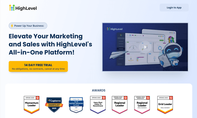 Elevate Your Marketing and Sales with HighLevel's All-in-One Platform!