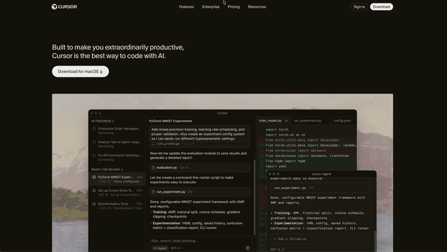 Cursor Homepage