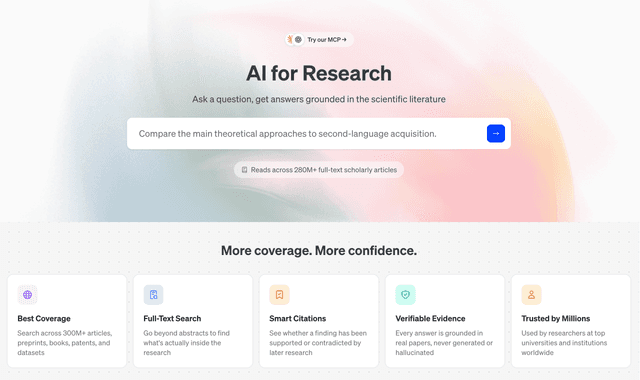Scite: Revolutionizing research with smart citations.
