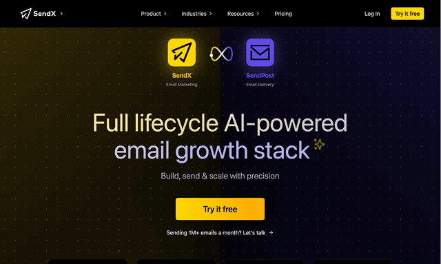 SendX: Full lifecycle AI-powered email growth stack
