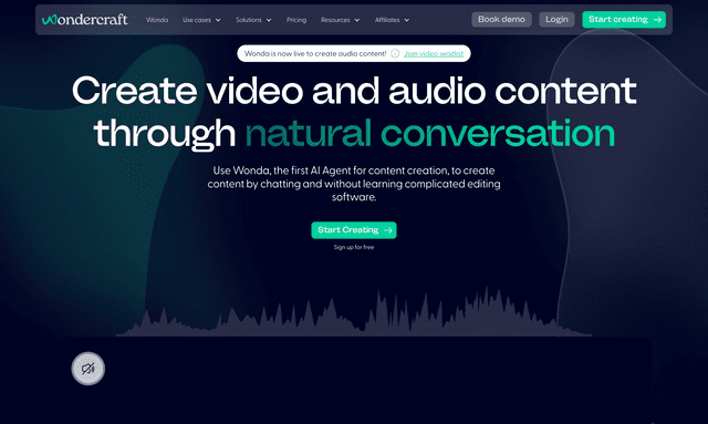 Create video and audio content through natural conversation