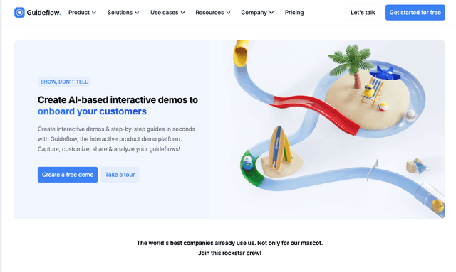 Create AI-based interactive demos to boost website conversion