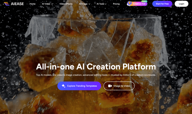 Aiease: All-in-one AI Creation Platform