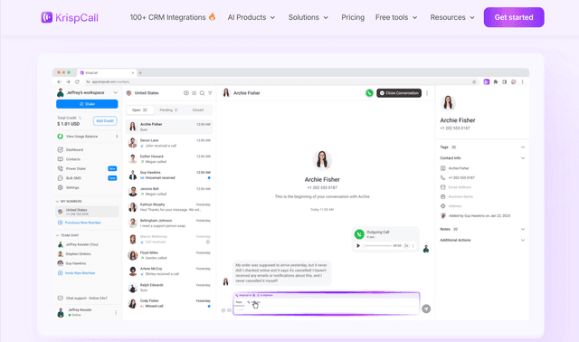 Krisp Call :AI-powered cloud phone system