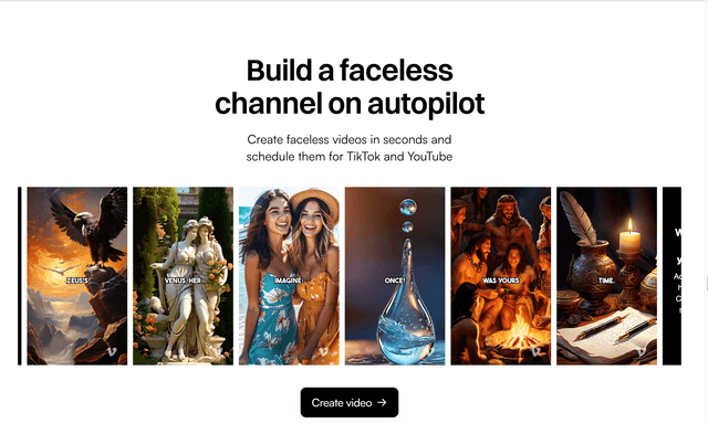 Cliplama Create faceless videos 