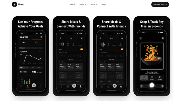 Bite AI: AI-powered nutrition tracking that makes healthy eating effortless.