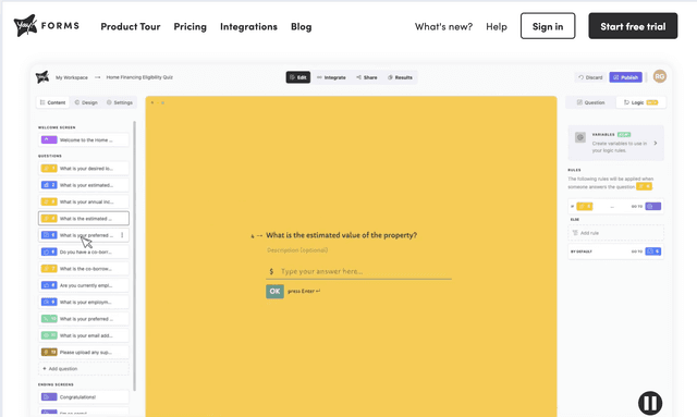 Yay Forms: Create high-converting forms in 30 secs